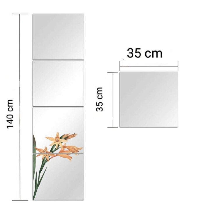 مرآة المربعات (3قطع)+واحدة مجانا - Image 4